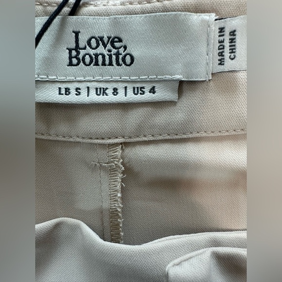 Love, Bonito Cream Wide-Leg Trousers size‎ 4 - Picture 3 of 10